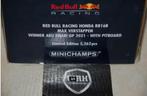 F1 RED BULL RB16B VERSTAPPEN WORLD CHAMPION Minichamps WRH, Ophalen of Verzenden, Zo goed als nieuw, Auto, MiniChamps