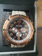 TW steel horloge, Overige merken, Leer, Staal, Verzenden