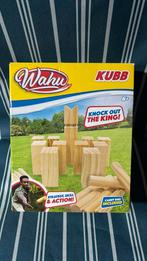 Kubb spel nieuw houten buitenspel, Kinderen en Baby's, Verzenden, Zo goed als nieuw