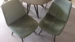 4 nette stoelen +2 stoelen ( losse zitting)green velvet, Ophalen of Verzenden, Gebruikt, Overige kleuren, Vijf, Zes of meer stoelen