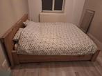 Houten bed 180 x 200 (zonder lattenbodem/matras), Ophalen, Gebruikt, Steigerhout, Tweepersoons
