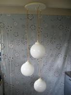Vintage hanglamp retro, Ophalen, Gebruikt, Glas, 75 cm of meer