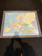 Schoolplaat - Europa Staatkundig, Antiek en Kunst, Antiek | Schoolplaten, Ophalen, Aardrijkskunde