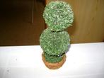 kunst bonsai boompje in rieten mandje van 23cm hoog, Huis en Inrichting, Woonaccessoires | Kunstplanten en Kunstbloemen, Ophalen of Verzenden