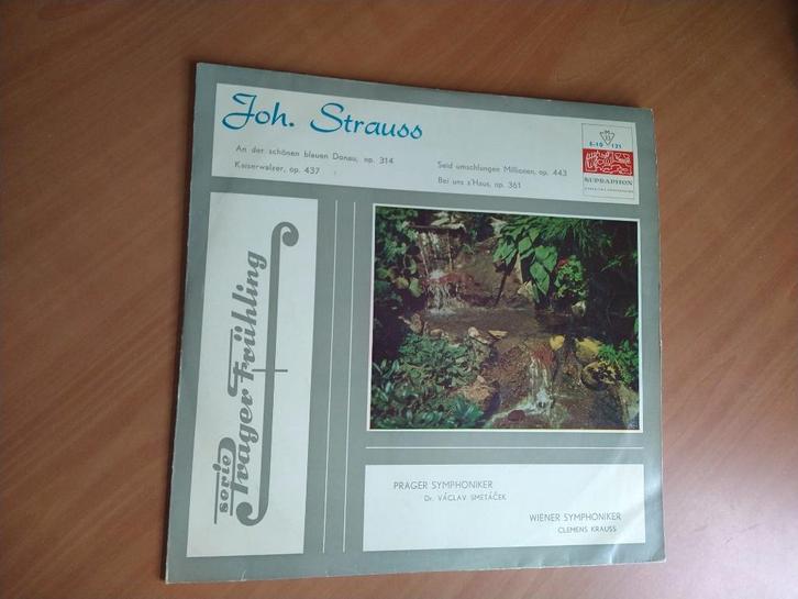 LP Johann Strauss - An Der Schönen Blauen Donau, Cd's en Dvd's, Vinyl | Klassiek, Zo goed als nieuw, Classicisme, Overige typen
