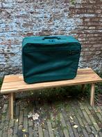 Groene Delsey Koffer - 60cm, Gebruikt, 45 tot 55 cm, Zacht kunststof, Uitschuifbare handgreep