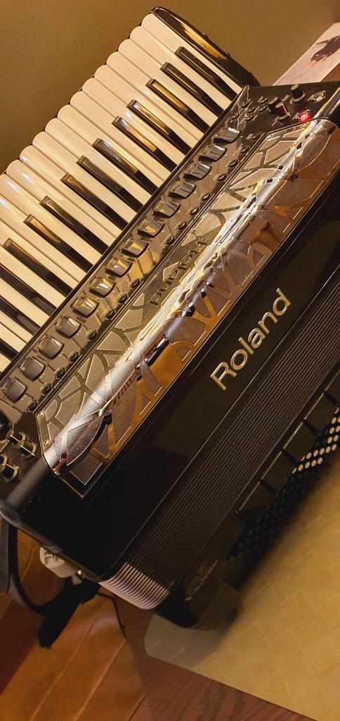 Roland FR-8x V-Accordeon - Topstaat!, Muziek en Instrumenten, Accordeons, Zo goed als nieuw, Toetsaccordeon, Overige formaten