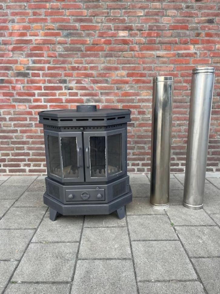 houtkachel Barbas binnenkachel overkapping terraskachel, Huis en Inrichting, Kachels, Zo goed als nieuw, Vrijstaand, Houtkachel