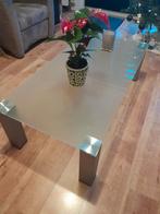 Glazen Salontafel - 120x60x37 cm, Huis en Inrichting, Tafels | Salontafels, Gebruikt, 100 tot 150 cm, Glas, Modern