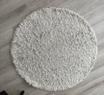 Rond, zacht tapijt - 120 cm, Huis en Inrichting, Ophalen, 100 tot 150 cm, Wit, Rond