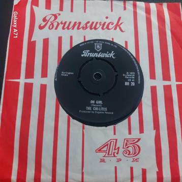 45 rpm The Chi-Lites - Oh Girl (1972) beschikbaar voor biedingen