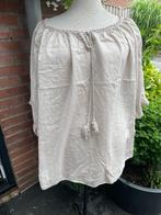 ibiza tuniek mt 52, Ophalen of Verzenden, Zo goed als nieuw, Beige, Blouse of Tuniek
