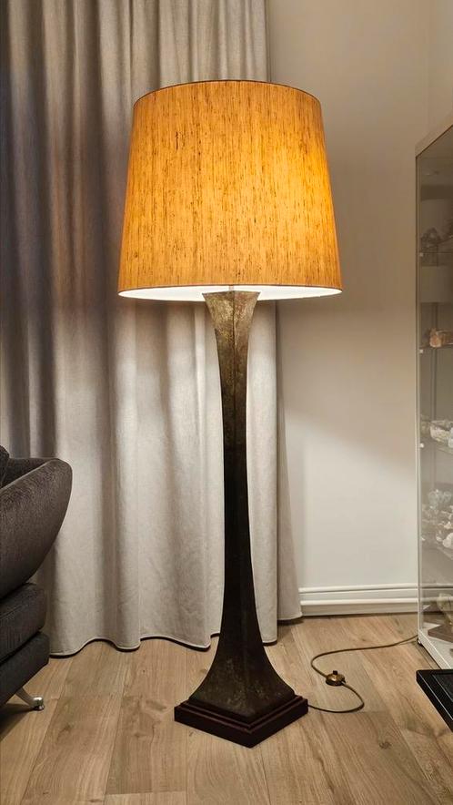 Bronzen vloerlamp van Hansen, USA, 1960s, Huis en Inrichting, Lampen | Vloerlampen, Zo goed als nieuw, 150 tot 200 cm, Ophalen