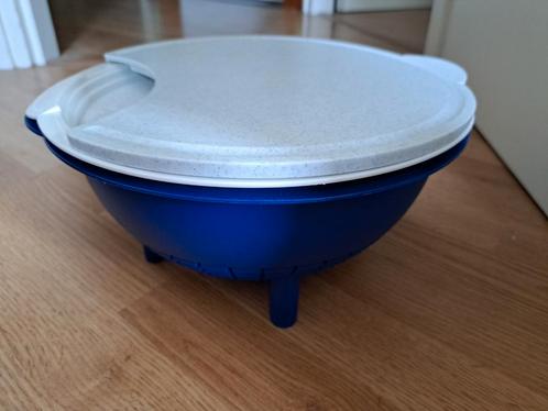 Blauwe Vergiet met Snijplank - Handig!, Huis en Inrichting, Keuken | Keukenbenodigdheden, Gebruikt, Ophalen