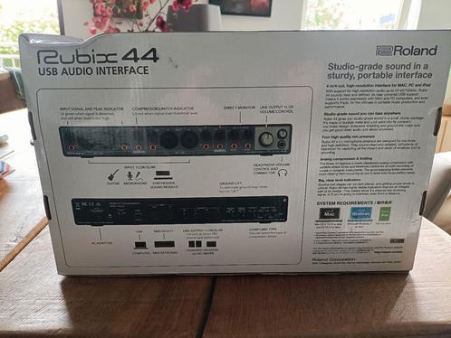Roland Rubix44 USB Audio Interface – Als nieuw – Compleet in, Audio, Tv en Foto, Stereo-sets, Zo goed als nieuw, Overige merken