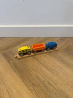 Heel goed 5x Hape goederen locomotief houten trein set E3754, Ophalen of Verzenden, Zo goed als nieuw