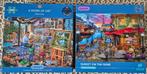 2 leuke Gibsons puzzels, Ophalen of Verzenden, 500 t/m 1500 stukjes, Gebruikt, Legpuzzel