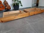 Twee houten Ikea bedlades, 90 cm, Eenpersoons, Zo goed als nieuw, Hout