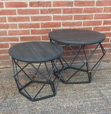 2 Moderne Bijzettafeltjes - Set beschikbaar voor biedingen