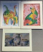 3 litho’s/ drukken Piet Snel 1911-1991, Antiek en Kunst, Ophalen of Verzenden