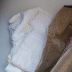 Berenstof - ca. 10 meter, Hobby en Vrije tijd, Stoffen en Lappen, Overige materialen, Gebruikt, 120 cm of meer, Beige