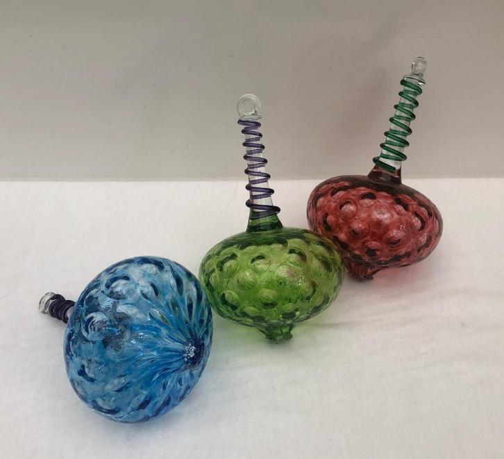 Mondgeblazen glashanger ornament, Antiek en Kunst, Antiek | Glas en Kristal, Verzenden