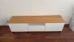 Besta tv Meubel 180 cm eiken fineer/mat wit, Ophalen, 150 tot 200 cm, Zo goed als nieuw, Minder dan 100 cm
