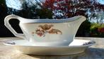 Art Deco Jamin Servies Super Serveerschaal en Sauskan, Antiek en Kunst, Ophalen of Verzenden