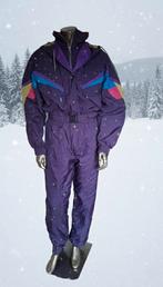 Vintage paars skipak voor ski après-ski carnaval maat L/XL, Maat 42/44 (L), EVF, Ophalen of Verzenden, Zo goed als nieuw