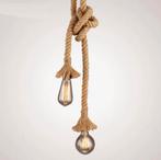 Vintage touwlamp, Overige materialen, Vintage, Ophalen of Verzenden, Zo goed als nieuw