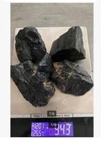 Toermalijn, 943 gram zwarte toermalijn 5 stukken, pr. totaal, Verzamelen, Mineralen en Fossielen, Ophalen of Verzenden, Mineraal