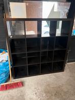 Winkel presentatie kast zwart, Doe-het-zelf en Verbouw, Nl, Gebruikt, Minder dan 80 cm, AF