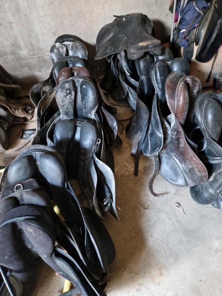 Gebruikte paardenzadels voor decoratie, Dieren en Toebehoren, Paarden en Pony's | Overige Paardenspullen, Gebruikt, Overige soorten