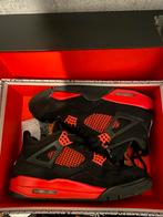 Jordan 4 Retro red- Maat 42,5/10,5, Ophalen of Verzenden, Zo goed als nieuw, Zwart, Sportschoenen