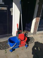 Vermop dubbele mopwagen met wringer, Huis en Inrichting, Schoonmaakartikelen, Ophalen of Verzenden, Dweilemmer, -bak, of -wagen