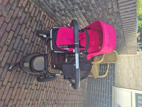 Bugaboo donkey duo, Kinderen en Baby's, Kinderwagens en Combinaties, Gebruikt, Kinderwagen, Bugaboo, Duowagen, Met reiswieg, Verstelbare duwstang