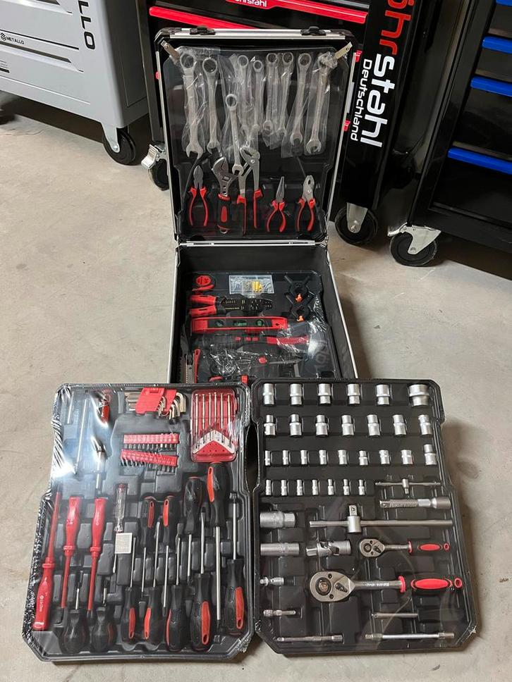 Nieuwe Gevulde Gereedschapskoffer trolley, Doe-het-zelf en Verbouw, Gereedschapskisten, Nieuw, Gevuld, Ophalen of Verzenden