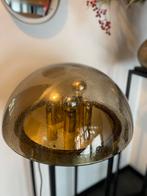 Limburg bubble handgeblazen glazen goudkleurige lamp, Huis en Inrichting, Lampen | Plafondlampen, Ophalen, Zo goed als nieuw, Glas