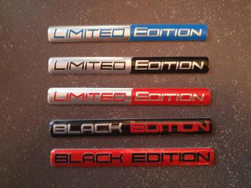 1x Aluminium buis sticker bol Limited en Black Edition beschikbaar voor biedingen