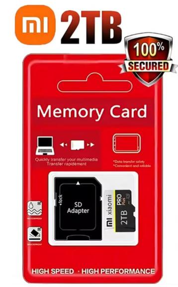 2TB Xiaomi Real Capaciteit Micro TF SD-geheugenkaart beschikbaar voor biedingen