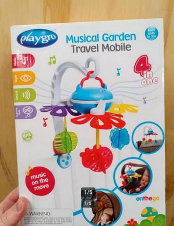 Playgro musical garden nieuw travel mobile nieuw beschikbaar voor biedingen