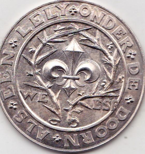 ALS EEN LELY ONDER DE DOORN, Postzegels en Munten, Penningen en Medailles, Overige materialen, Ophalen of Verzenden