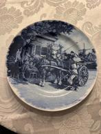 wandbord delftsblauw paard, Ophalen