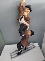 Laurel & Hardy Beeld - Klimscène, Verzamelen, Beelden en Beeldjes, Ophalen of Verzenden, Gebruikt, Mens
