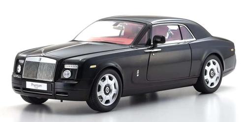Kyosho 1:18 Rolls Royce Phantom Coupe Diamond Black 2008, Hobby en Vrije tijd, Modelauto's | 1:18, Nieuw, Auto, Overige merken