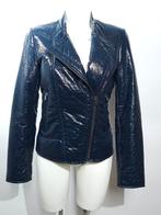Nieuwstaat Sandwich blauw/petrol lak jack maat 38, Maat 38/40 (M), Blauw, Nieuw, Ophalen of Verzenden