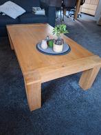 Mooie blank eiken salontafel, Huis en Inrichting, Tafels | Salontafels, Ophalen, Gebruikt, 100 tot 150 cm, Blank eiken