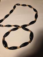 oude ketting celluloid, Verzenden, Gebruikt, Zwart, Overige materialen