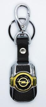 Opel Sleutelhanger | Leer, Metaal | Karabijnsluiting | Opel, Ophalen of Verzenden, Nieuw, Merk