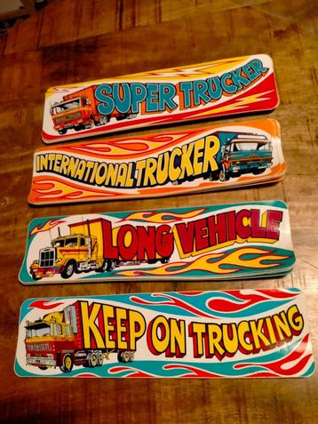 Keep on Trucking vrachtwagen vrachtauto vintage sticker beschikbaar voor biedingen